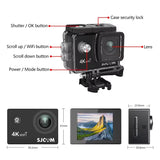 NNEOBA 4K Action Camera 30M Waterproof Sports Cam Balck
