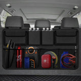 NNEOBA Hanging Car Trunk Organizer Backseat Storage with 8 Large Pockets Black