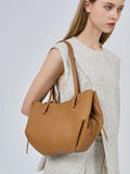 NNEOBA Genuine Leather Soft Tote Bag