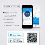 NNEOBA Smart Body Fat Scale Bluetooth Black