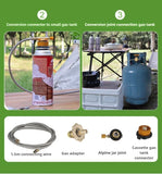 21000W Portable 9-Core Camping Gas Stove – Windproof Outdoor Burner
