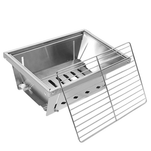 NNEOBA IGT Camping Folding Barbecue Stove Silver