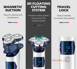 NNEOBA 3-Blade Floating Metal Shaver with LED Display