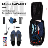 NNEOBA 14L Bicycle Hard Shell Hunch Waterproof PU Bike Tail Bag Black