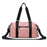 NNEOBA Fashionable Canvas Travel Bag Pink