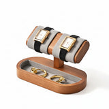 T-Shaped Wooden Watch Display Stand – Watch & Jewelry Holder for Bracelets and Accessories