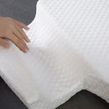 NNEOBA Orthopedic Memory Foam Side Sleeper Pillow Cervical Support White