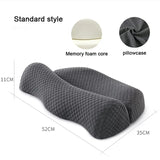 NNEOBA Orthopedic Memory Foam Cervical Pillow Therapy Cushion Dark Gray