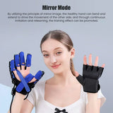 NNEOBA Robotic Rehabilitation Glove Automatic Pneumatic Hand Trainer Blue