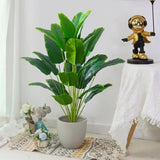 Artificial Tropical Palm Plant Realistic Faux Greenery