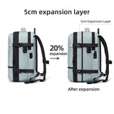 NNEOBA Expandable Laptop Backpack 40L Blue