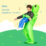 Kids Inflatable Alien Monster Costume – Scary ET Cosplay Outfit for Halloween, Christmas, Thanksgiving, Parties & Festivals