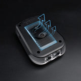 NNEOBA GPS-Compatible Rechargeable Bike Headlight Black