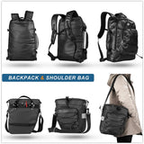 NNEOBA 3-in-1 Bike Bag 65L Large Capacity Bicycle Rear Rack Pannier