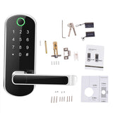 NNEOBA Smart Fingerprint Door Lock with App Control & IC Cards (Waterproof)