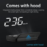 NNEOBA M3 Car HUD Display High Definition Windshield Projection Black