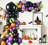 125-Piece Halloween Balloon Garland Arch Kit