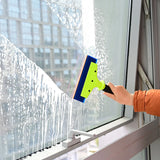 Nylon Handle Window Squeegee with Soft Rubber Blade – Car Windshield & Glass Cleaning Tool