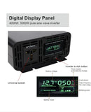 NNEOBA 2000W Pure Sine Wave Inverter 12V to 220V DC-AC Converter