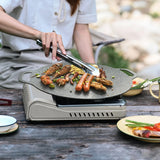 NNEOBA Non-Stick Camping Grilling Pan Black