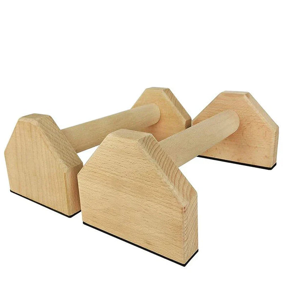 NNEOBA Push-up Stand Wood Pushup Bars Exercise
