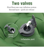 NNEOBA Double Inflatable Mattress with Built-in Pillow Pump