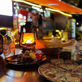 NNEOBA Vintage LED Metal Hanging Lantern