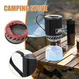 NNEOBA Jet Boiler Camping Stove Kit Portable Heat Exchanger Gas Stove Black