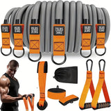 NNEOBA Resistance Bands with Handles – Strength Training Straps for Home Workout & Yoga