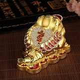 NNEOBA Golden Prosperity: Feng Shui Jin Chan Talisman for Luck and Wealth