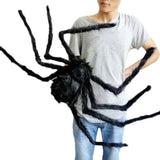 Large Plush Halloween Spider Decoration