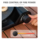 NNEOBA 3500W Portable Butane Gas Stove Black