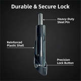 NNEOBA 2pcs 9.5mm Weight Stack Pin – Heavy Duty Gym Locking Pin for Fitness Equipment