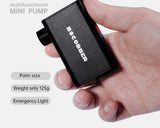 NNEOBA Mini Air Pump Bike 100PSI Rechargeable Wireless Compressor Black