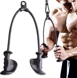NNEOBA Rope Pulldown Attachment Cable Handle Black