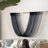 NNEOBA Boho Chic: Hand-Woven Gray Tapestry for Stylish Home Decor