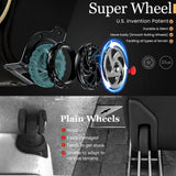 18-Inch Rolling Laptop Trolley Bag – Softside Carry-On Business Travel Briefcase