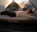 NNEOBA Camping Air Mattress PVC Inflatable Bed Khaki