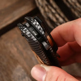 NNEOBA High-Hardness Folding Tactical Knife Brown