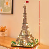 NNEOBA LED Eiffel Tower Micro Mini Building Blocks Set
