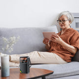 NNEOBA Portable Radio with HD Display Black