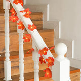 4.5m 30 LED Maple Leaf String Lights, Warm White
