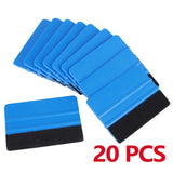 20-Piece Vinyl Wrap & Window Tint Installation Tool Kit – Car Scraper, Felt Squeegee & Film Wrapping Set