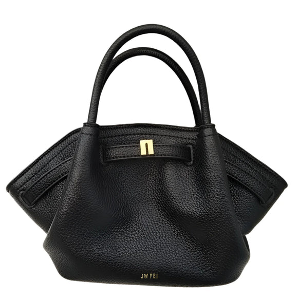 NNEOBA Women's Canvas Brown Mini Crossbody Shoulder Bag (Black)