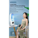 NNEOBA Portable USB Air Cooler – Leafless Cooling Fan with Humidifier