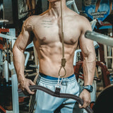 NNEOBA T-Shape Fitness Lower Pull Bar for Back and Arm Exercise