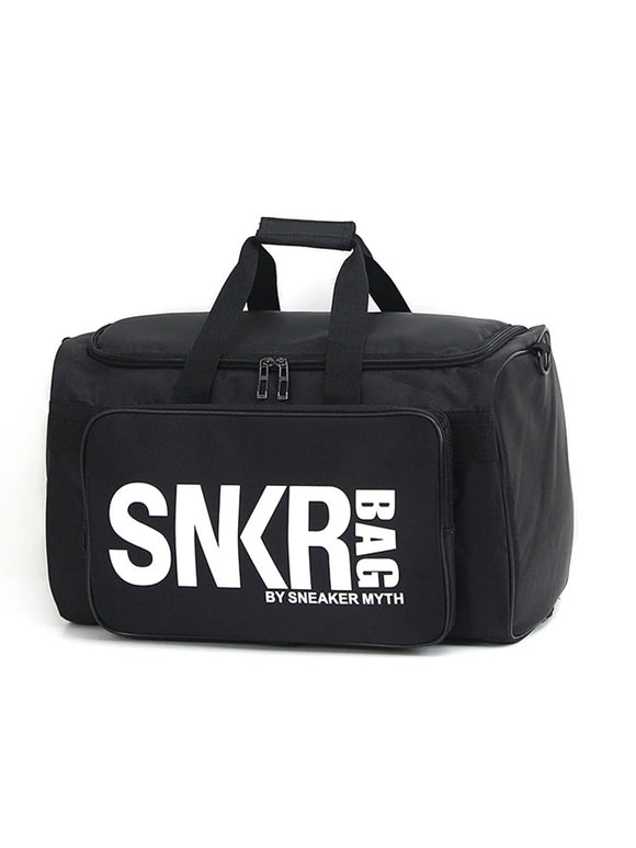 NNEOBA 35L Sports Travel Bag with Green Interior Black
