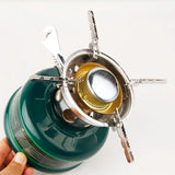 NNEOBA Camping Gasoline Stove with Silencer Green
