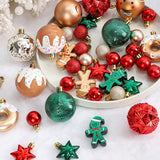 42PCS Christmas Ball Ornament Set