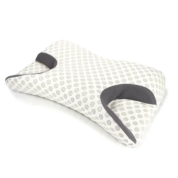 NNEOBA Odorless Contour Memory Foam Pillow Medical-Grade Support White